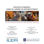 POLICIES TO REDUCE AFRICAN-AMERICAN UNEMPLOYMENT